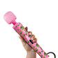 Stoner Vibes Wacky Weed Wand Massager - Pink Kush