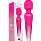 Nixie Rechargeable Wand Massager - Pink Ombre Metallic