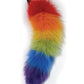 Rainbow Foxy Tail Butt Plug