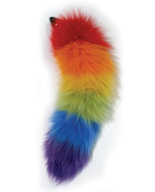 Rainbow Foxy Tail Butt Plug