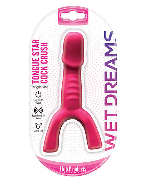 Wet Dreams Tongue Star Cock Crush Vibe - Pink