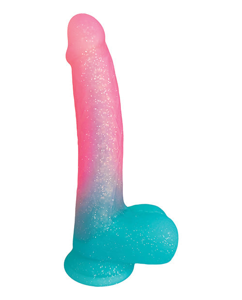 Sweet 8.5" Big Dildo | Lollicock Cotton Candy Realistic Dildo | Multicolor Suction Cup Dildo