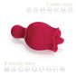 Sylvia Tongue Licking Rose Vibrator - Red