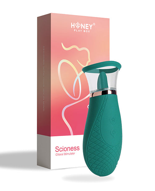 Scioness Sucking and Licking Clitoral Stimulator - Green