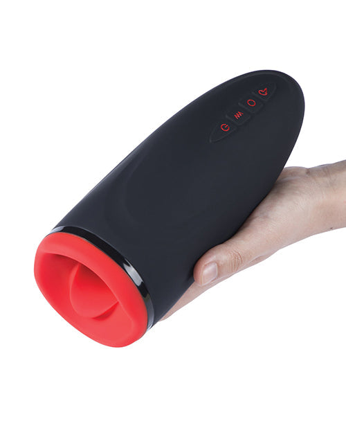 Dayo Autoblowjob Clamping Penis Massager - Black