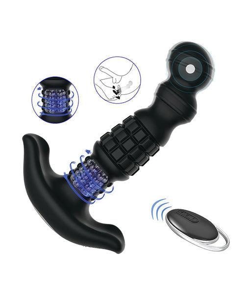 Pineapple Man Vibrating Prostate Massager - Black