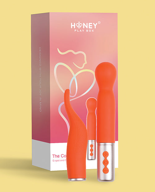 Naughty Collection Interchangeable Heads Vibrator - Coral Bundle