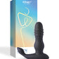 Jaden Thrusting Prostate Massager Vibrating Butt Plug Anal Sex Toy - Black