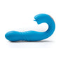 Joi App Controlled Thrusting G-Spot Vibrator & Clit Licker - Blue