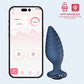 Noah App-Controlled Rotating Butt Plug - Navy Blue