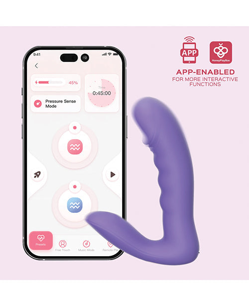 RORA App Controlled Vibrator | Rotating G-Spot Vibrator | Purple Clit Vibrator Stimulator | Best Vibrator for Women