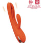 Terri App Controlled Vibrator | Kinky Finger Tapping Rabbit Vibrator | Orange Phone Vibrator