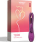 Terri App Controlled Vibrator | Kinky Finger Tapping Rabbit Vibrator Vibrator | Purple Phone Vibrator