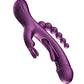 Trilux 4X G Spot Vibrator | Kinky Finger Rabbit Vibrator with Anal Beads | Purple Clit Vibrator | Best Vibrator for Women