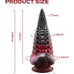 Lava Tentacle Shape Large Dildo | Suction Cup Dildo | 7-Inch Insertable Big Dildo