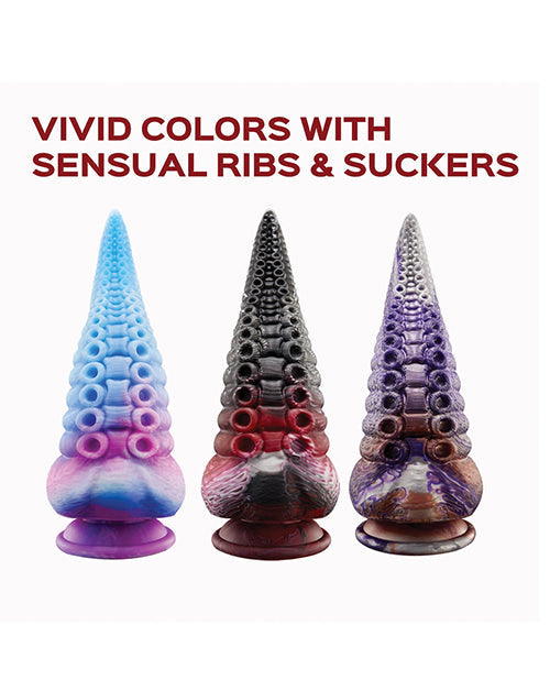 Lava Tentacle Shape Large Dildo | Suction Cup Dildo | 7-Inch Insertable Big Dildo