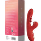 Tickler Wiggling G-Spot Vibrator & Tapping Clitoral Stimulator - Red