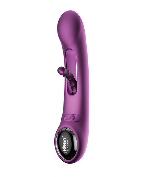 Tempo G Spot Vibrator | Pressure Sensing App-Controlled Vibrator | Flapping Purple Phone Vibrator