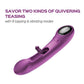 Tempo G Spot Vibrator | Pressure Sensing App-Controlled Vibrator | Flapping Purple Phone Vibrator