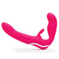 Happy Rabbit Vibrator | Strapless Strap On Dildo | Pink G Spot Vibrator | Clit Vibrator | 15-Mode Best Vibrator for Women