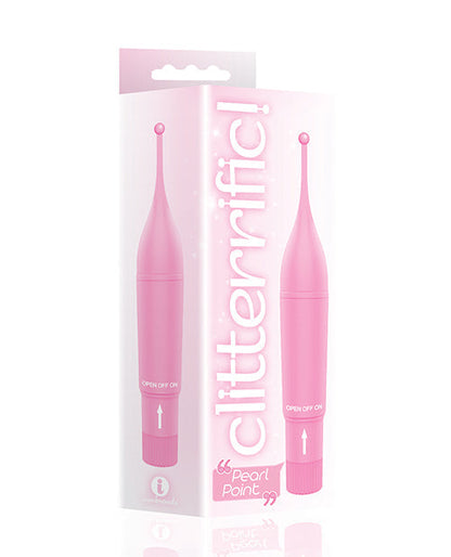 9's Clitterific! Pearl Point Clitoral Stimulator - Pink