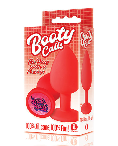 9's Booty Talk Fuck Yeah Plug - Red