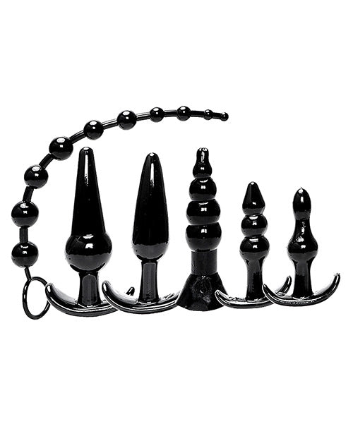 Try-Curious Anal Plug Kit - Black