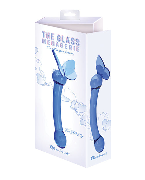 Glass Menagerie Big Dildo | Butterfly G Spot Large Dildo | Dark Blue Realistic Dildo | Best Dildo