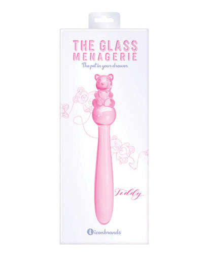 Glass Menagerie Realistic Dildo | Teddy Glass Dildo | Pink Dildo | Best Dildo | Large Dildo