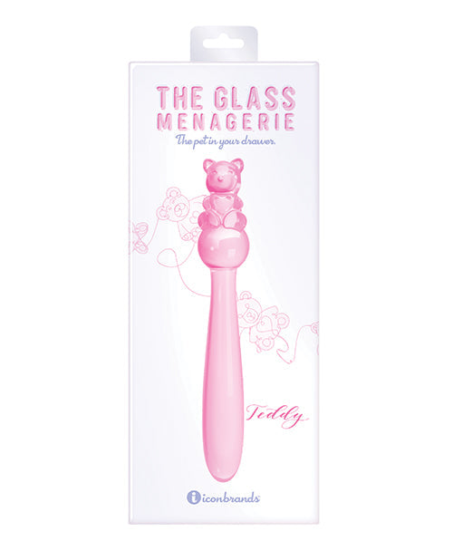 Glass Menagerie Realistic Dildo | Teddy Glass Dildo | Pink Dildo | Best Dildo | Large Dildo