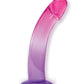 Shades Jelly Realistic Dildo | TPR Gradient 8-Inch Big Dildo | Large Purple Pink Dildo