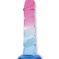 Shades Jelly Swirl 7-Inch Big Dildo | TPR Gradient Suction Cup Dildo | Small Realistic Dildo