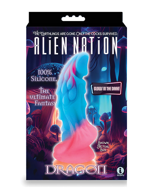 Alien Nation Realistic Dildo | Glow in the Dark Big Dildo | Suction Cup Dildo