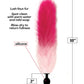 Foxy Fox Tail Silicone Butt Plug - Pink Gradient