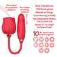 Wild Rose & Thruster Vibrator - Red