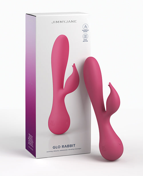 JimmyJane G Spot Vibrator | Glo Rabbit Vibrator | Heating Pink Clit Vibrator | Best Vibrator for Women