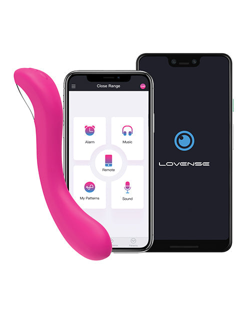 Lovense Bluetooth Vibrator | Osci 2 Oscillating G Spot Vibrator | Pink App Controlled Vibrator