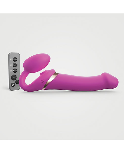 Strap on Me Multi Orgasm Bendable Strapless Strap on Large - Fuchsia