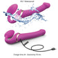 Strap on Me Multi Orgasm Bendable Strapless Strap on Large - Fuchsia