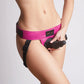 Strap on Me Leatherette Curious Harness - Fuchsia