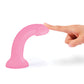 Love to Love Anal Dildo | Curved Suction Cup Dildo | Dildolls Glitzy Glitter Pink Dildo