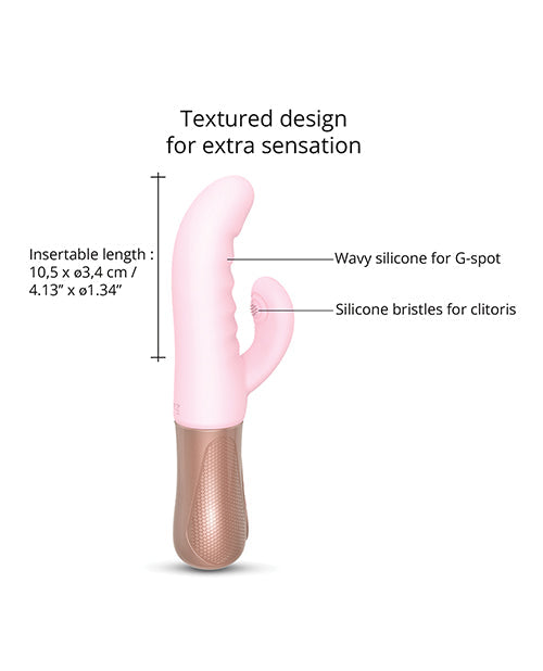 Love to Love G Spot Vibrator | Sassy Bunny Thrusting Vibrator | Pink Rabbit Vibrator | Best Vibrator for Women