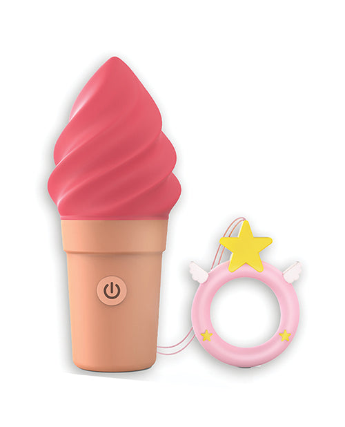 Love to Love Cand'ice Ice Cream Cone Stimulator - Raspberry Jolly