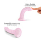 Love to Love Anal Dildo | Curved Suction Cup Dildo | Dildolls Starlight Pink Dildo