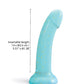 Love to Love Suction Cup Dildo | Curved Anal Dildo | Dildolls Nightfall Blue Realistic Dildo