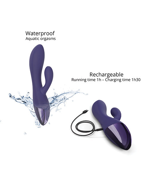 Love to Love G Spot Vibrator | Funky Bunny Clit Vibrator | Small Rabbit Vibrator | Midnight Indigo