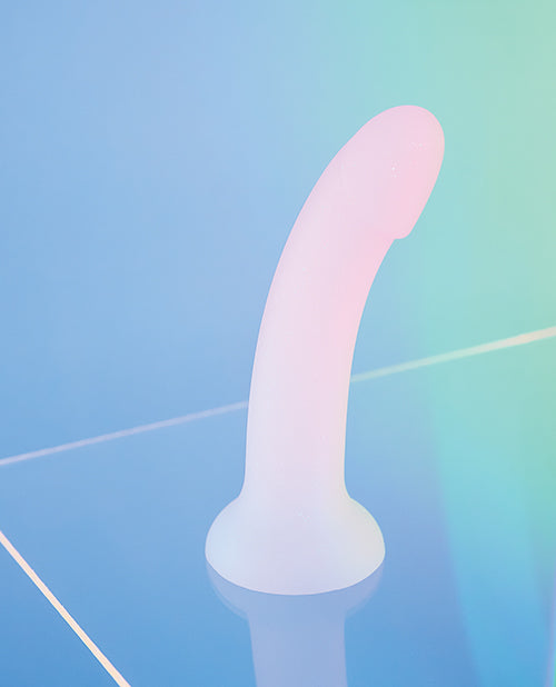 Love to Love Anal Dildo | Silicone Dildolls Galactica Suction Cup Dildo | Unicorn Color Glitter