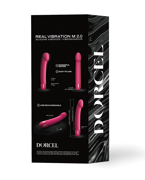 Dorcel Real Vibration M 8.6" Rechargeable - Pink