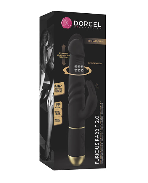 Dorcel Thrusting Vibrator | Spinning Furious G Spot Vibrator | Rabbit Vibrator 2.0 | Black Clit Vibrator | Best Vibrator for Women