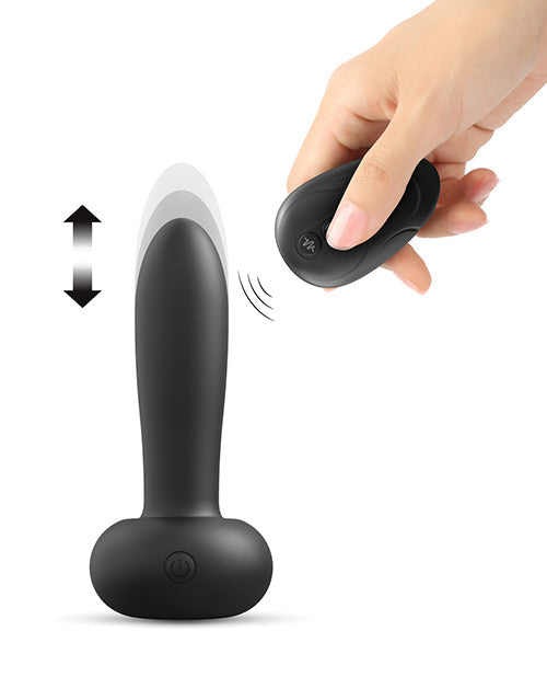 Dorcel Deep Thrusting Vibrator | Black Remote Control Vibrator | Vaginal Anal Vibrator | Best Vibrator for Women